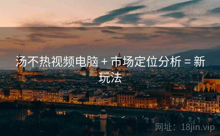 汤不热视频电脑 + 市场定位分析 = 新玩法